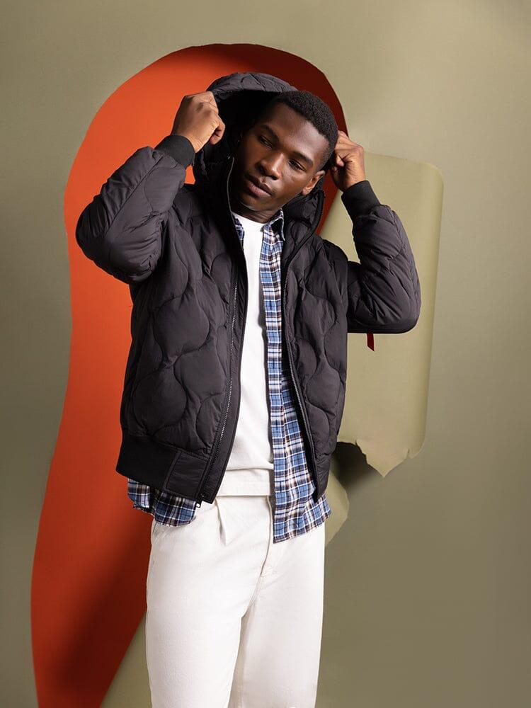 LIGHTWEIGHT QUILTED DOWN JACKET Male Product Image