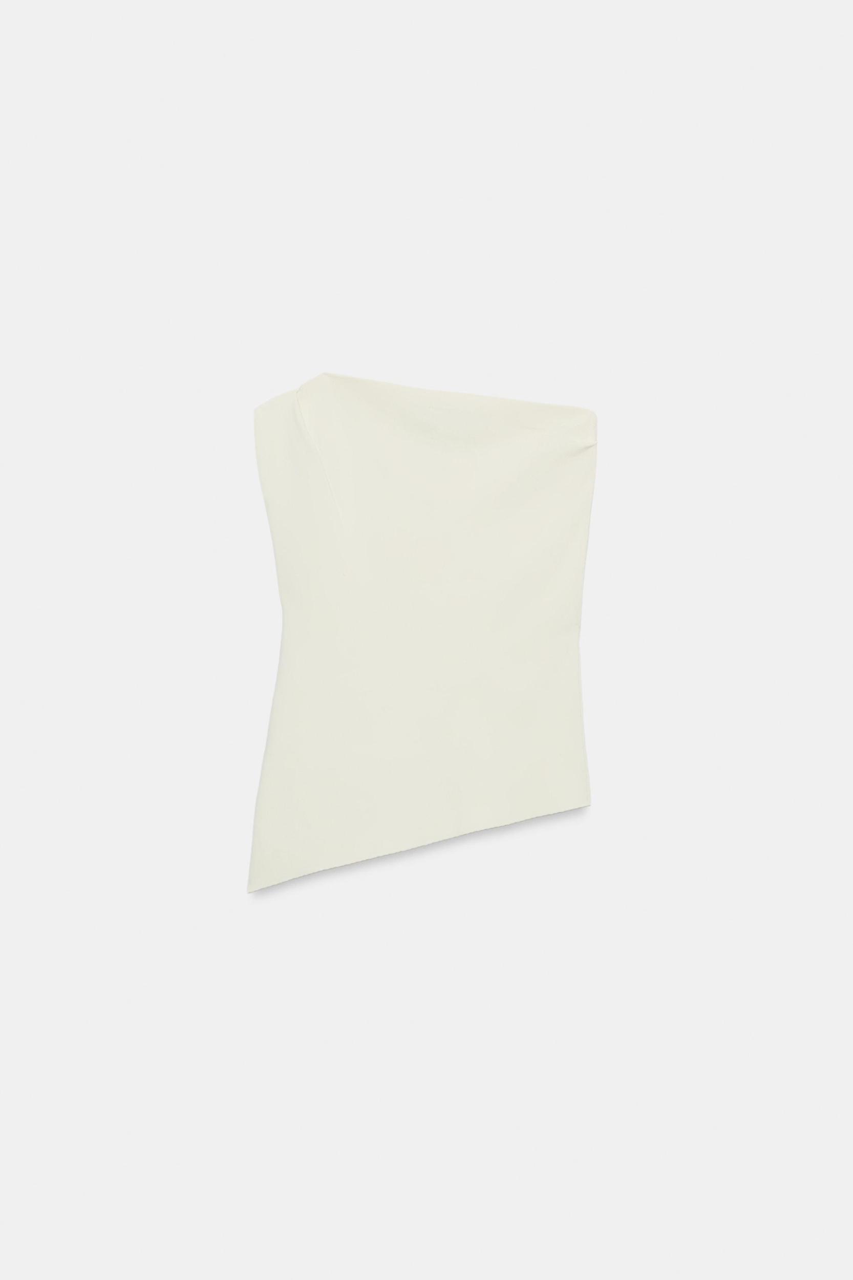 ASYMMETRIC KNIT TOP Product Image