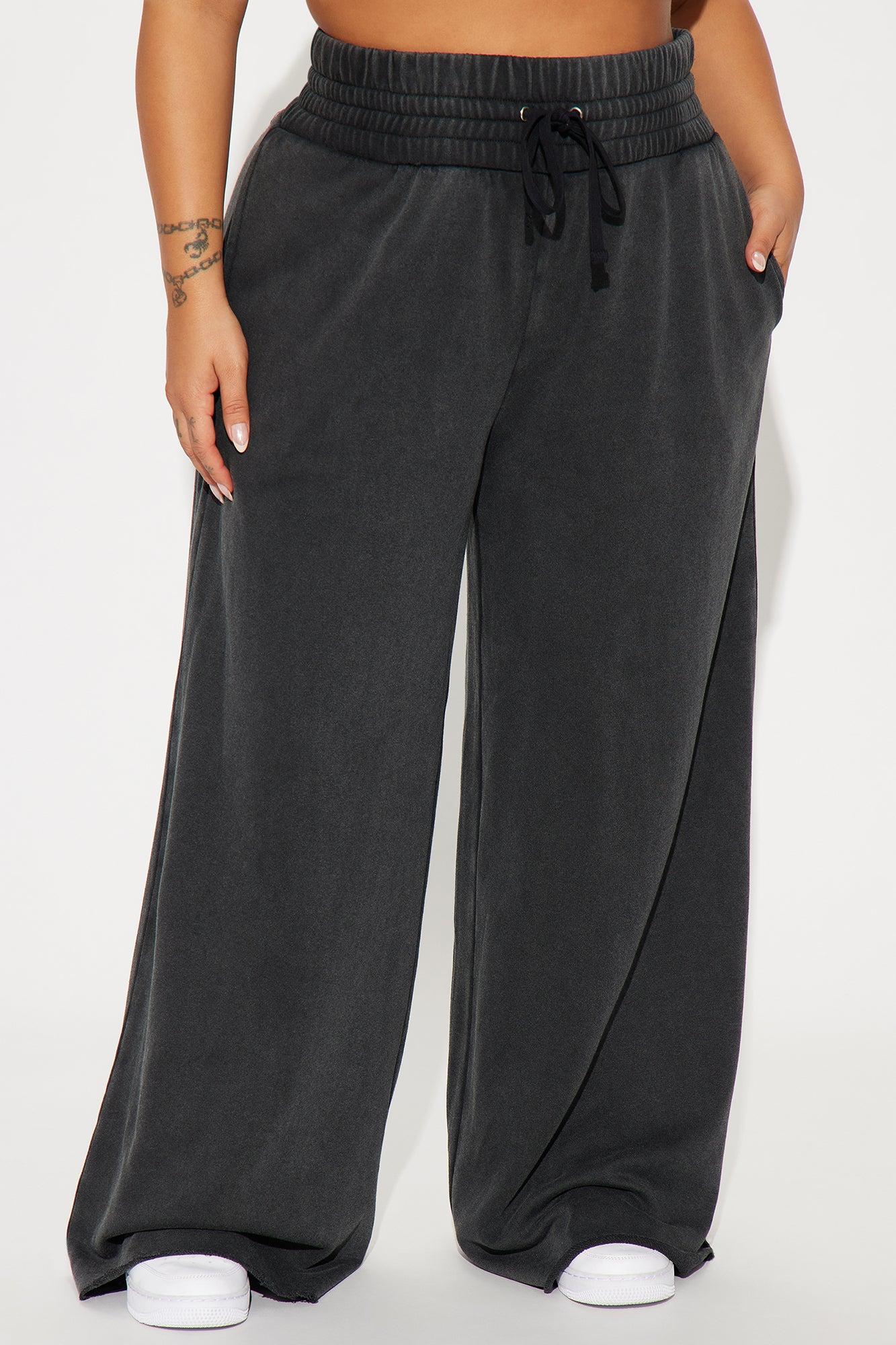 Off Duty Washed Lounge Pant - Black Product Image