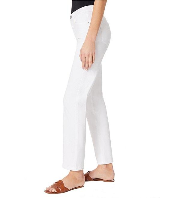 Jones New York Lexington Stretch Denim Straight Leg Jeans Product Image