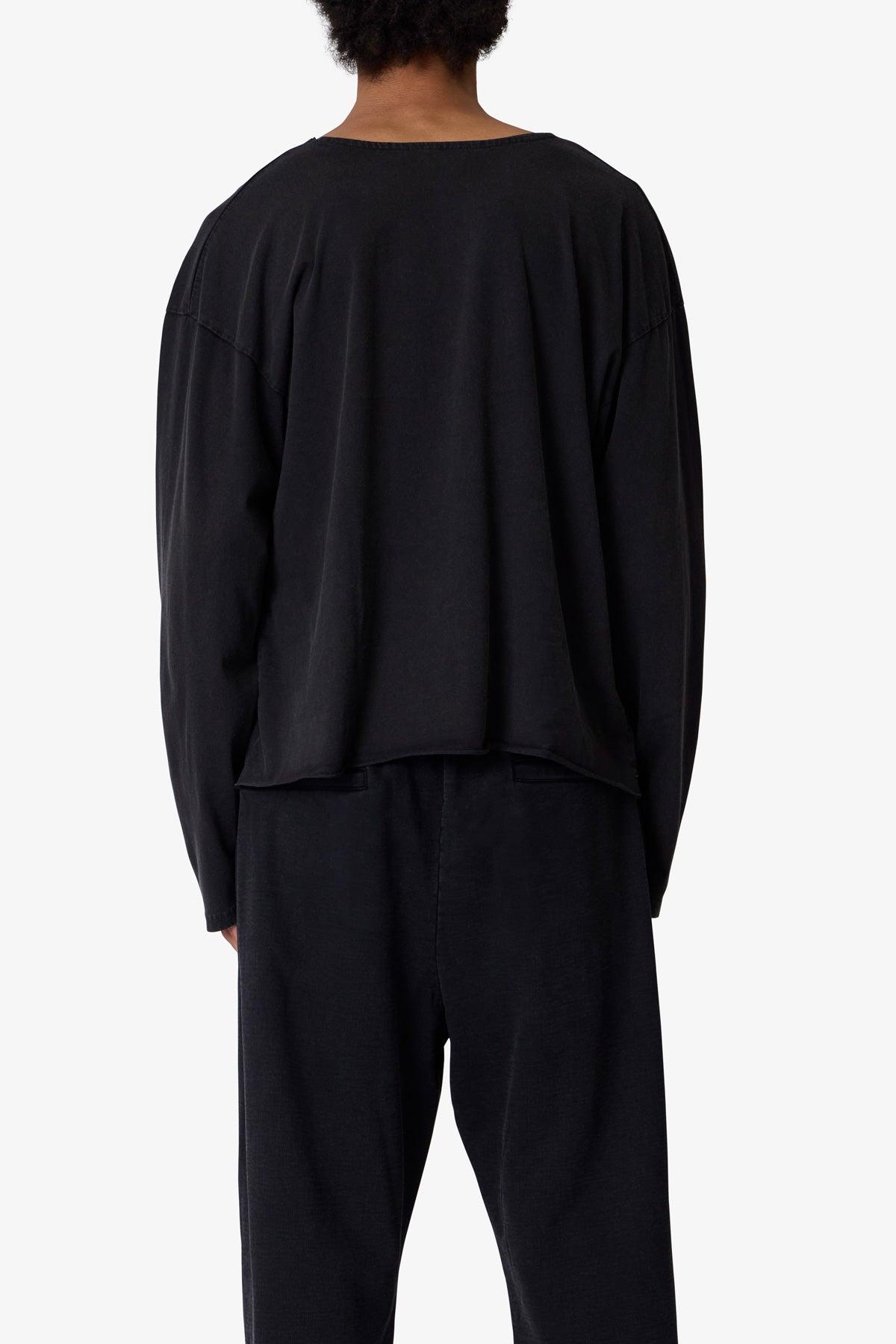 Long Sleeve Tee - Washed Black Product Image