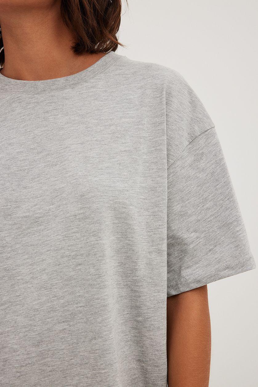 Round Neck Oversized Tee Product Image
