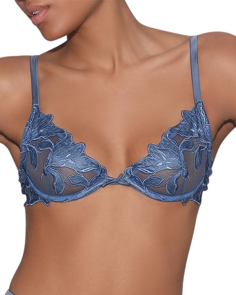 Womens Lace Plunge Demi Bra Product Image