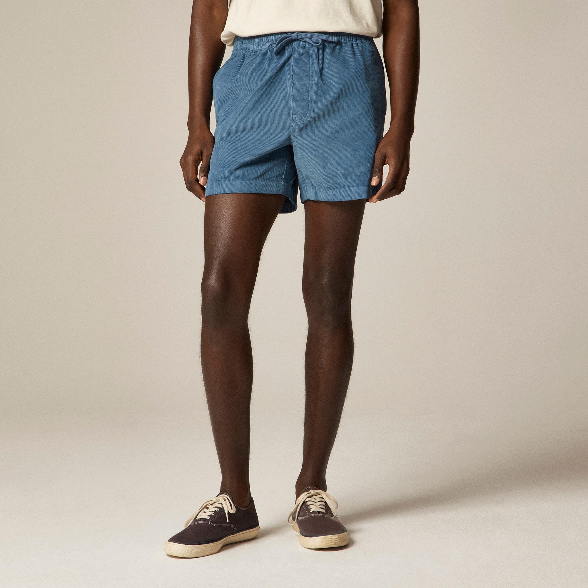 Everyday drawstring short in corduroy Product Image
