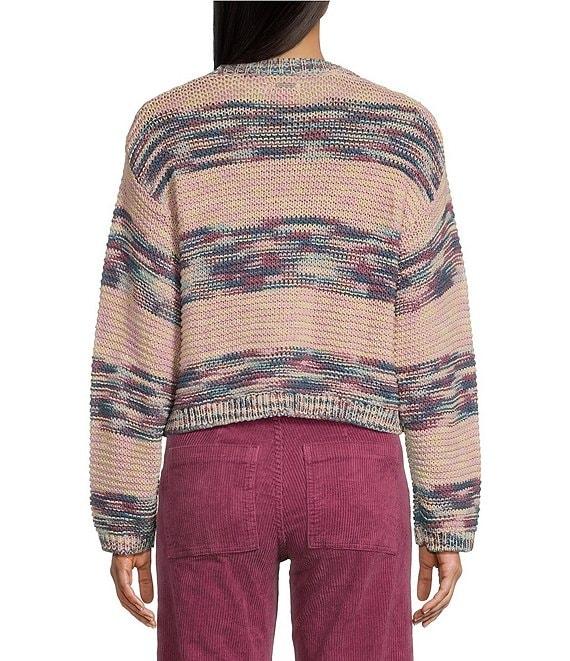 Billabong Fade Out Long Sleeve Space Dyed Stripe Sweater Product Image
