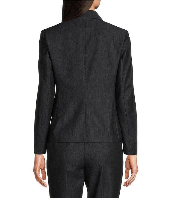 Anne Klein One Button Peak Lapel Long Sleeve Blazer Jacket Product Image