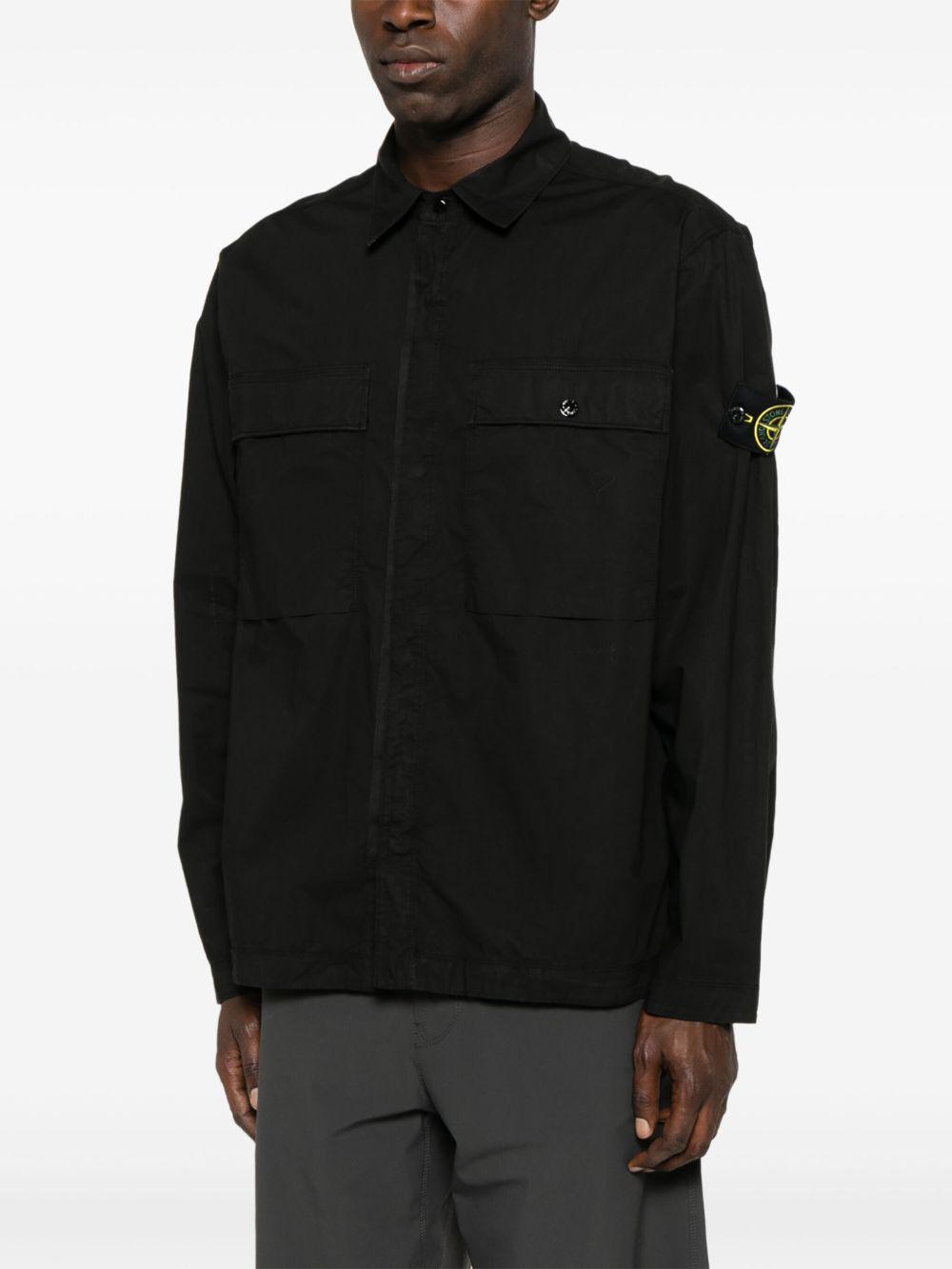 Compass-badge shirt jacket Product Image