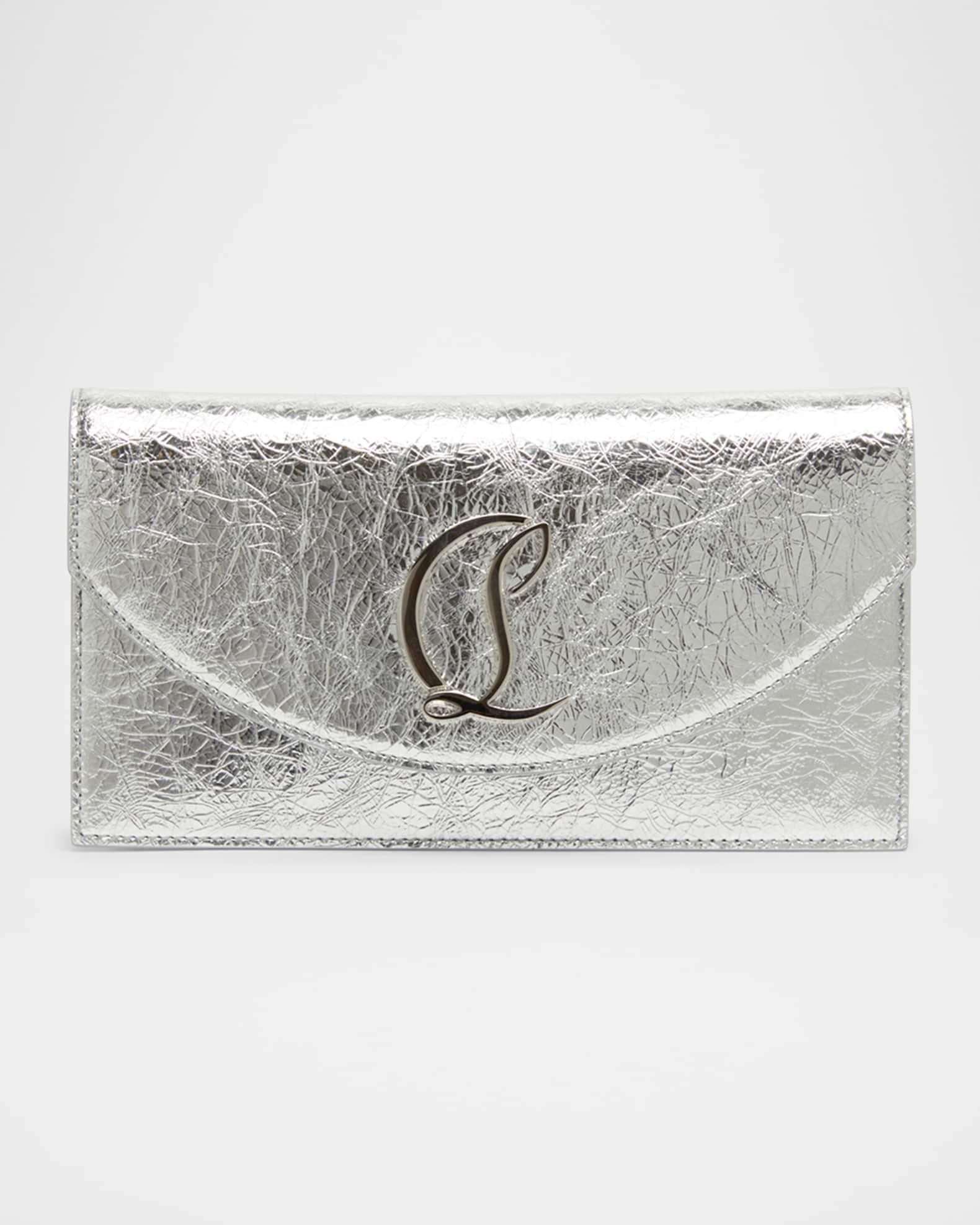 Loubi52 Clutch Bag in Laminated Leather Product Image