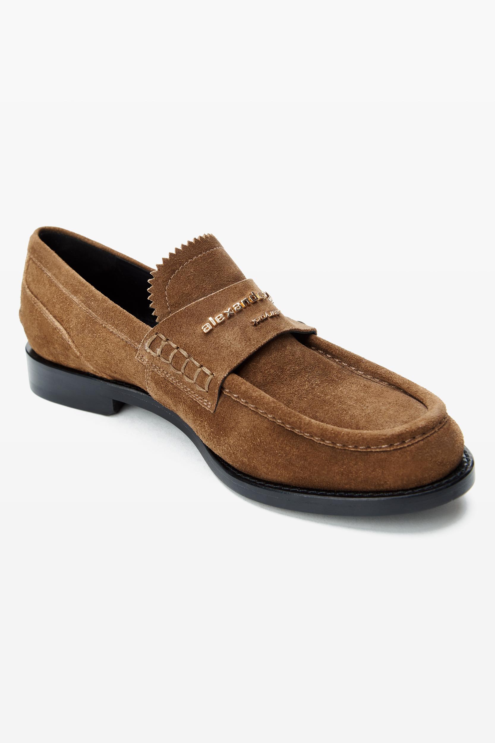 Brown Suede Carter Loafers Product Image