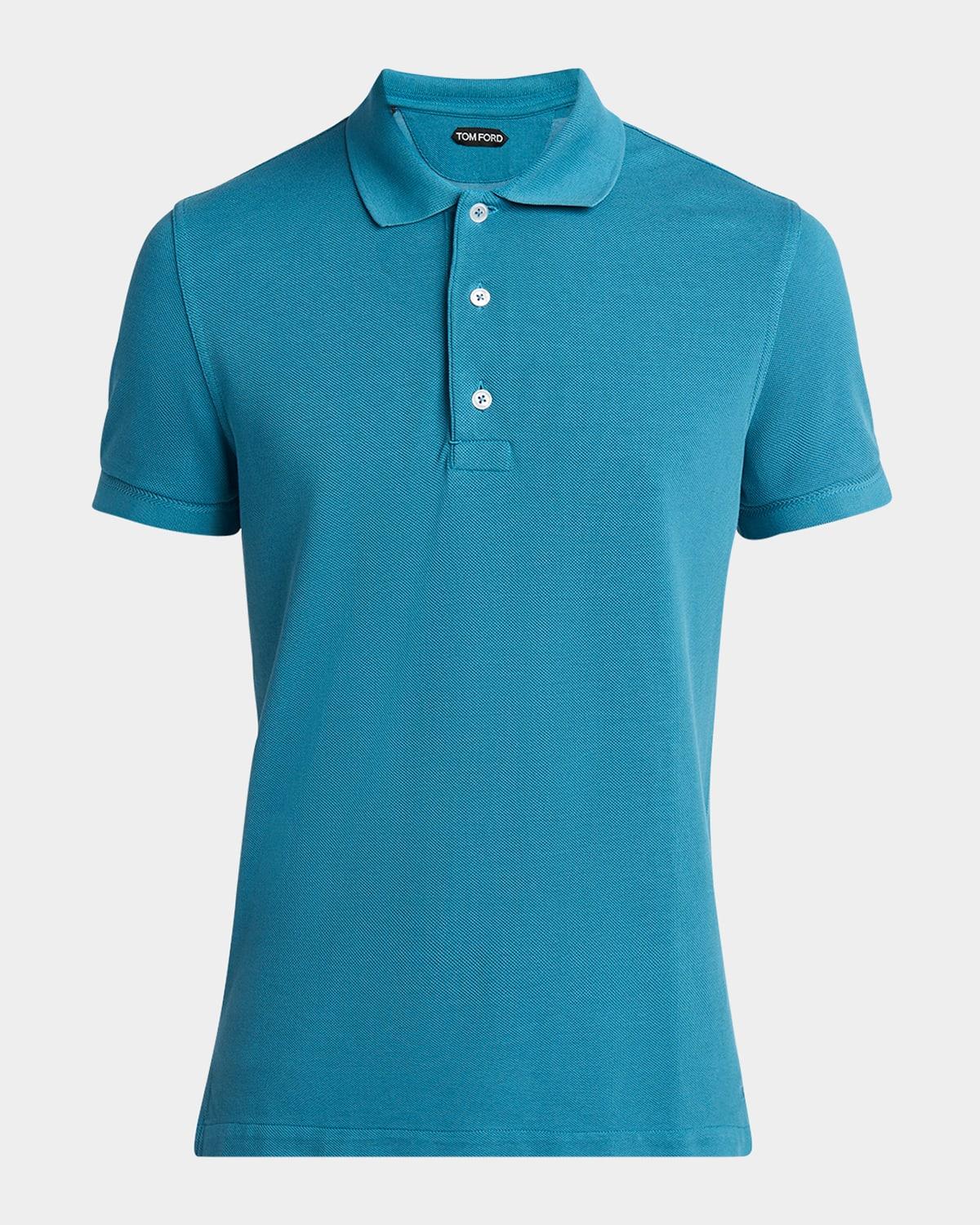 Mens Lyocell Pique Polo Shirt Product Image