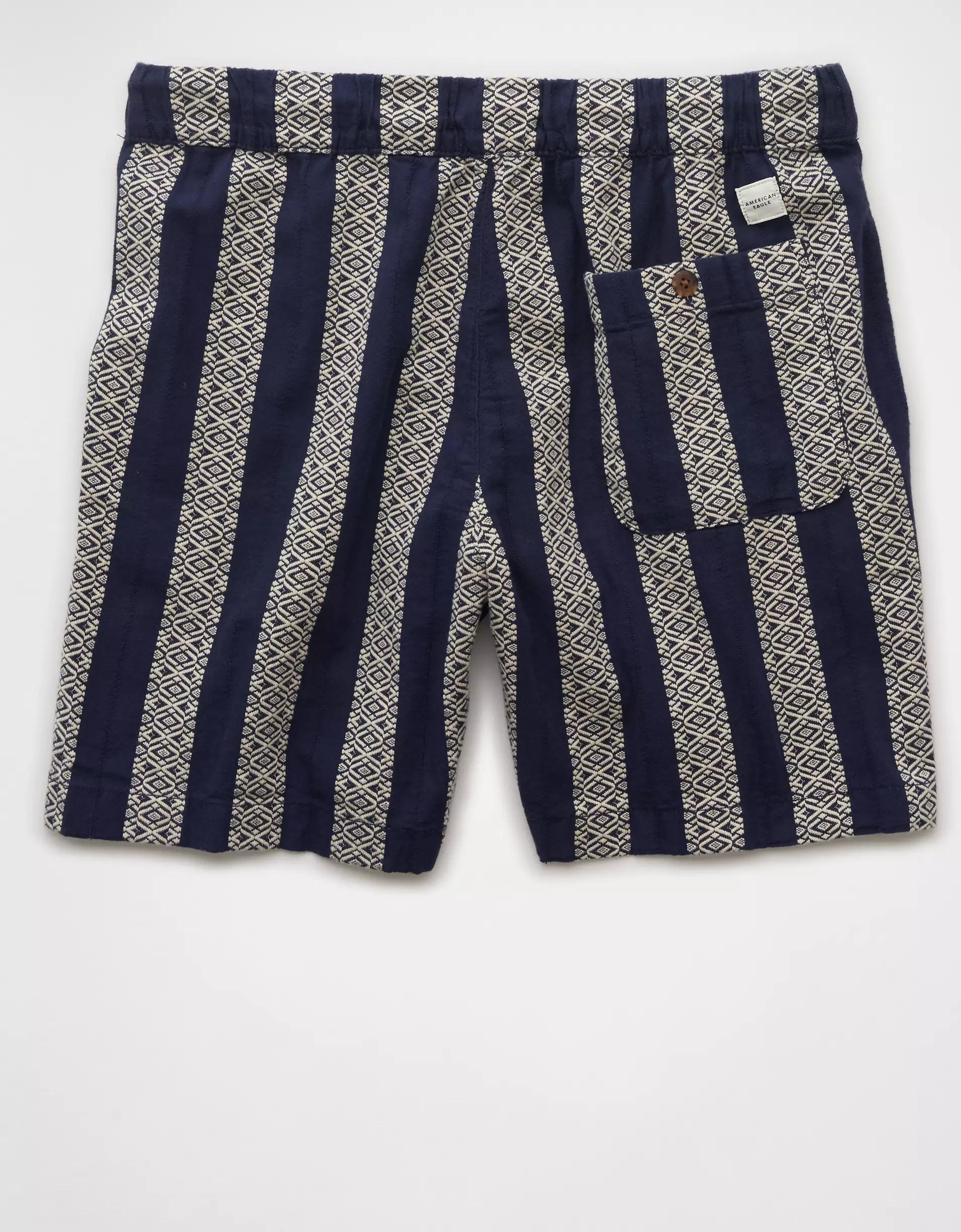 AE 7" Textured Striped Lived-In Trekker Short Product Image