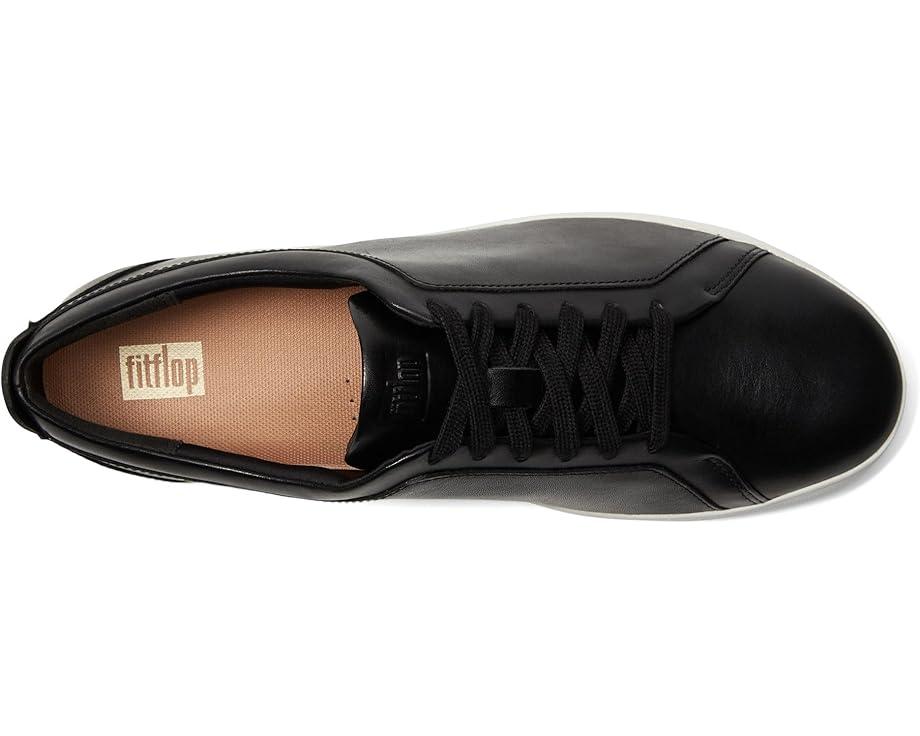 Rally Crystal-Backtab Leather Trainers Product Image