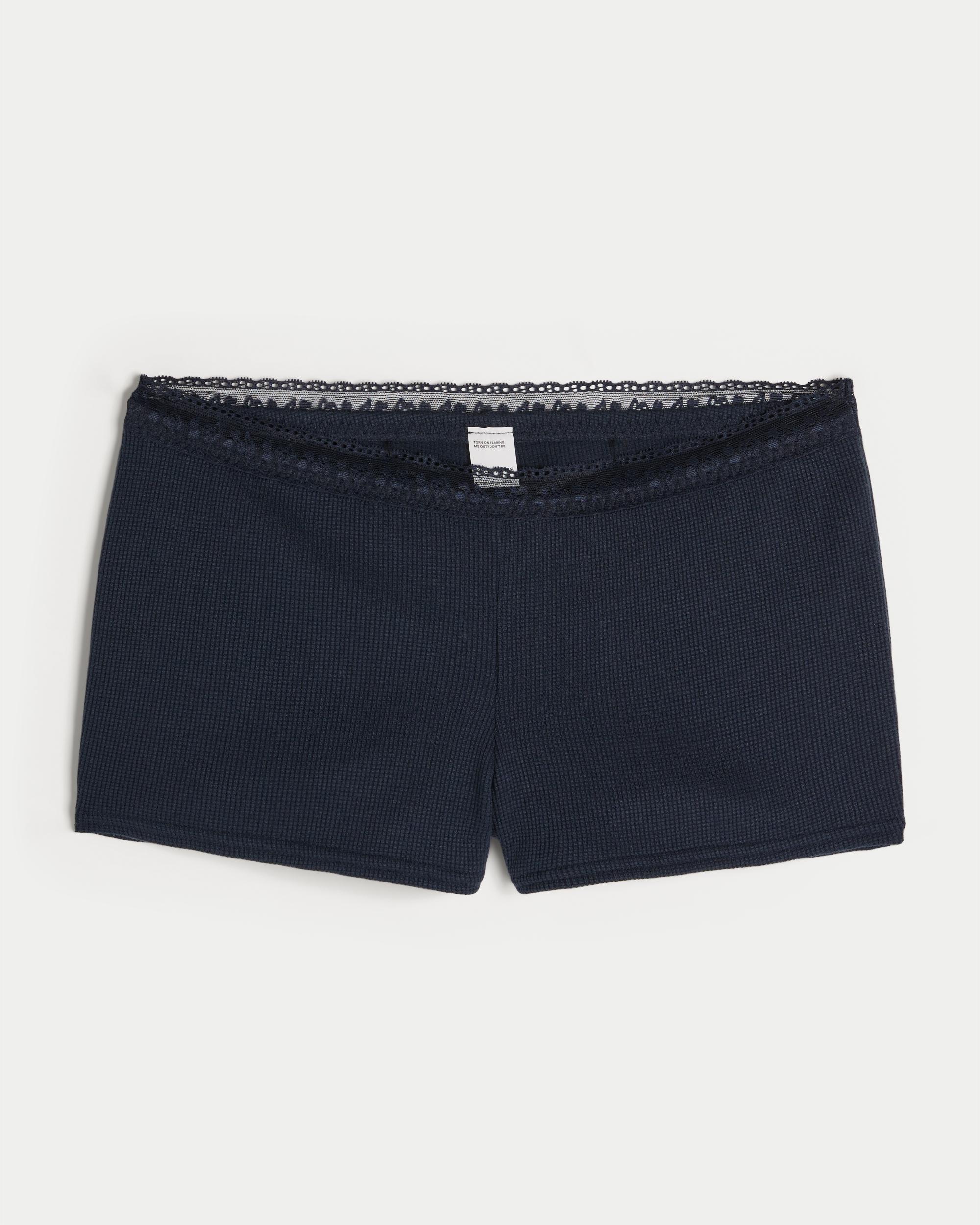 Gilly Hicks Waffle Lace Shortie Shorts Product Image