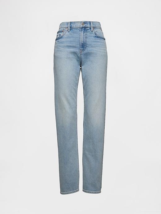 High Rise Studded &apos;90s Straight Jeans Product Image