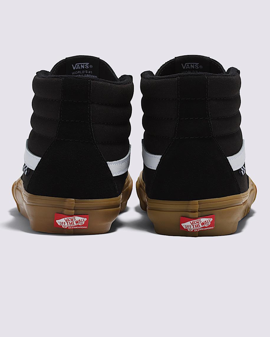 Vans | Skate Sk8-Hi Black/Gum Skate Shoe Product Image