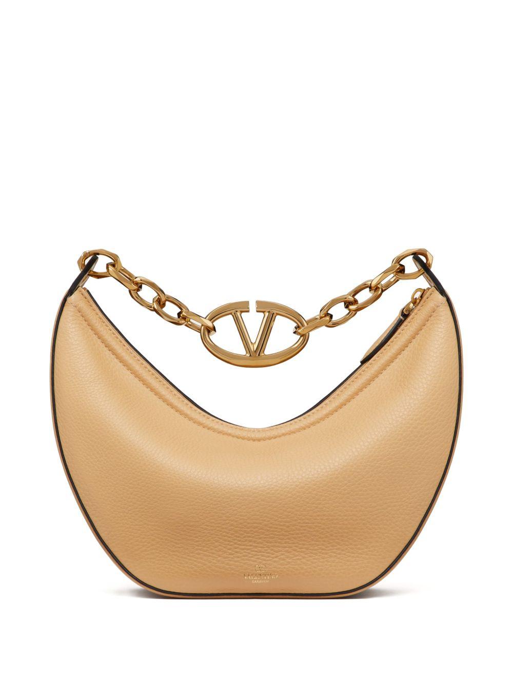 small VLogo Moon leather shoulder bag Product Image