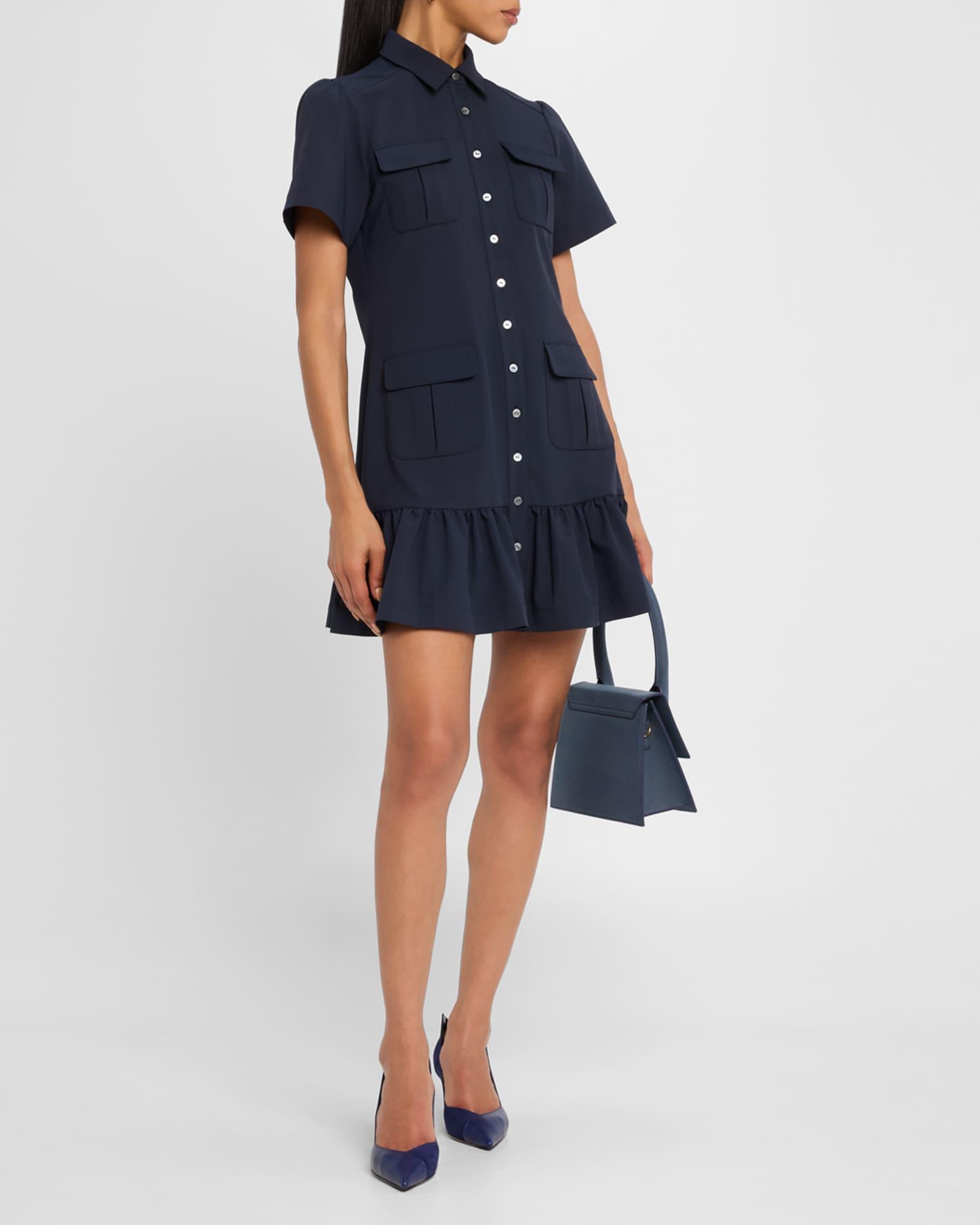 Jamie Short-Sleeve Shirtdress  Product Image