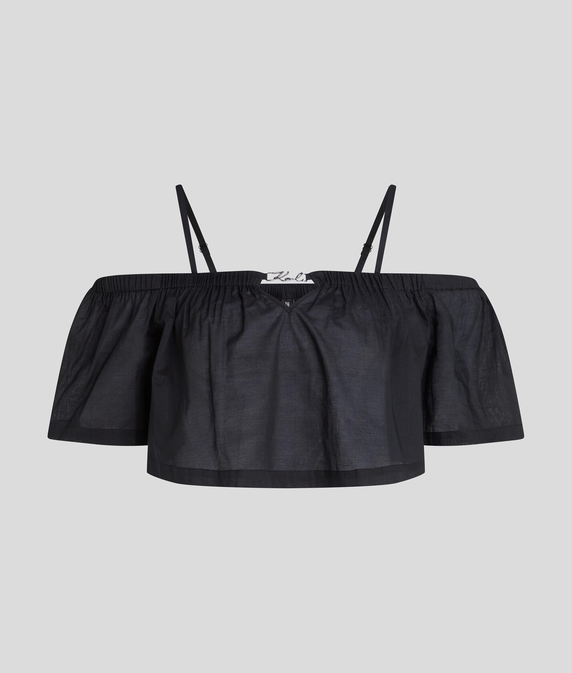 OFF-SHOULDER CROPPED BEACH TOP Product Image