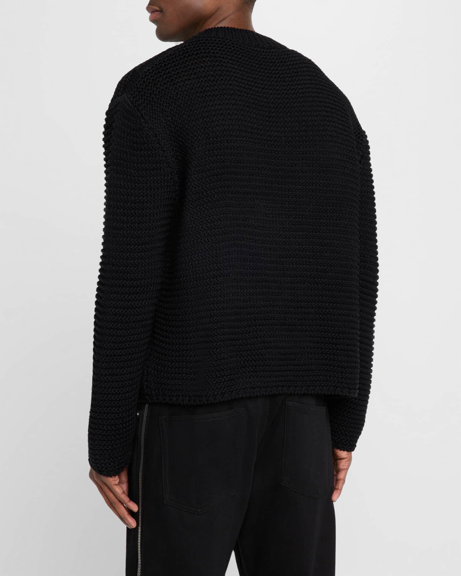 Men's Crewneck Logo Intarsia Sweater Product Image