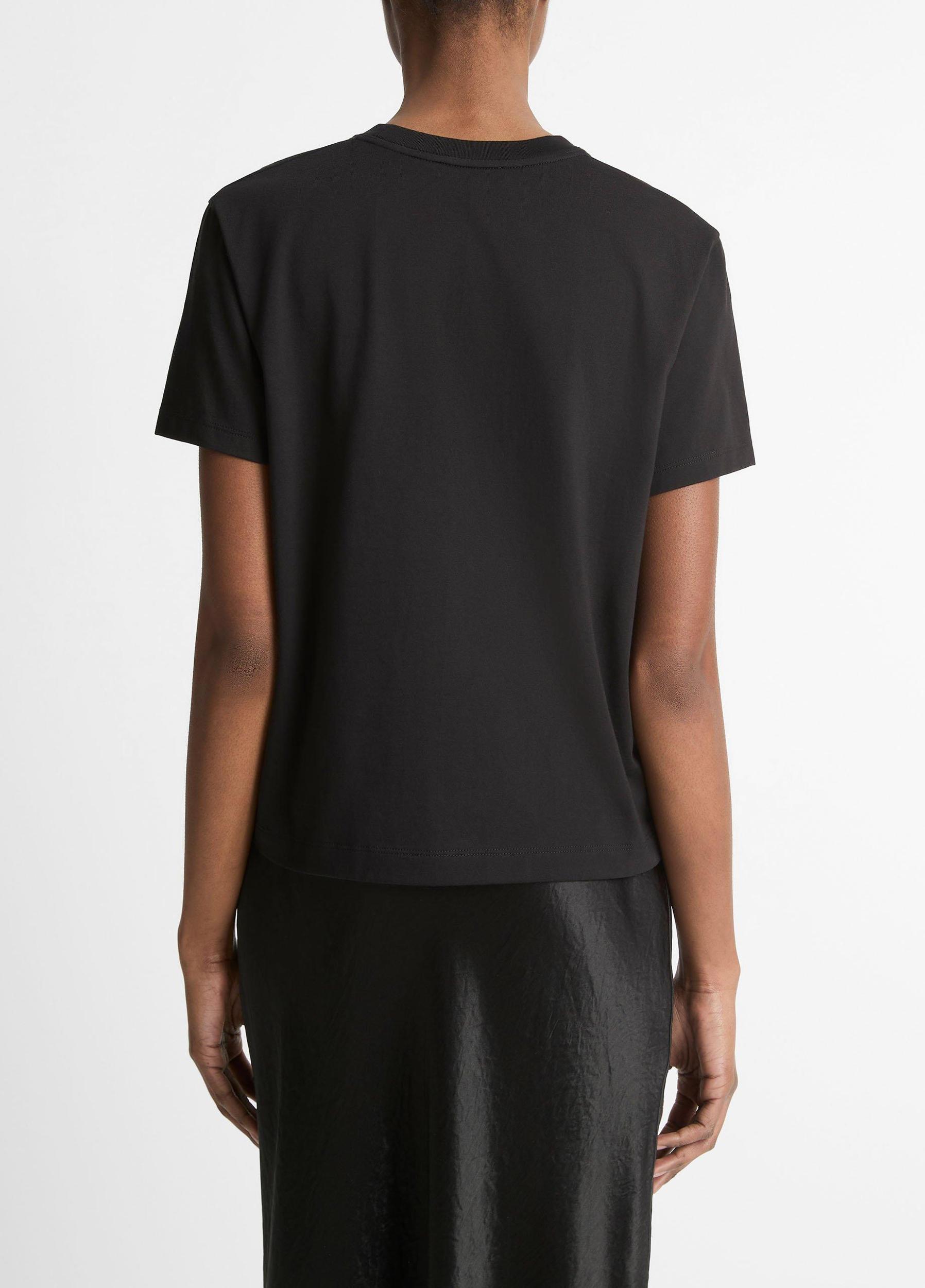 Pima Cotton Crew Neck T-Shirt Product Image