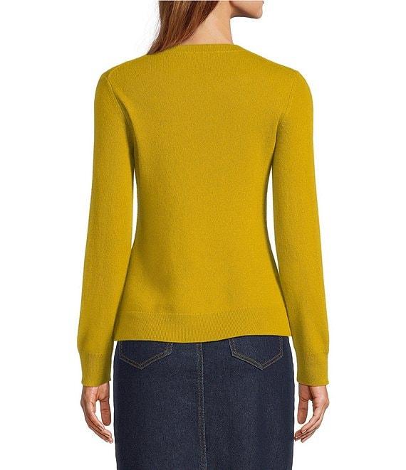 Antonio Melani Luxury Collection Cameron Cashmere Crew Neck Long Sleeve Knit Sweater Product Image