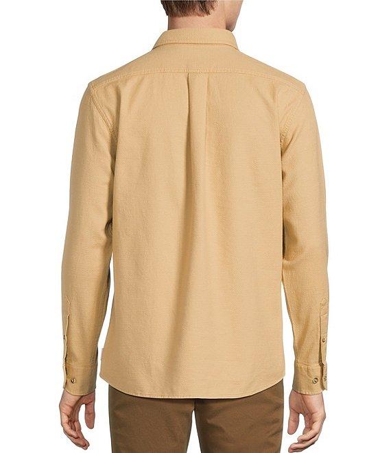Rowm Long Sleeve Solid Textured Woven Shirt Product Image