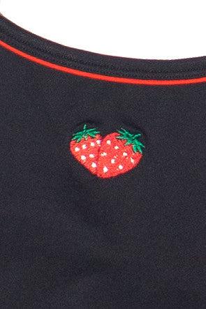 Embroidered Fruit Seamless Tank Top Product Image