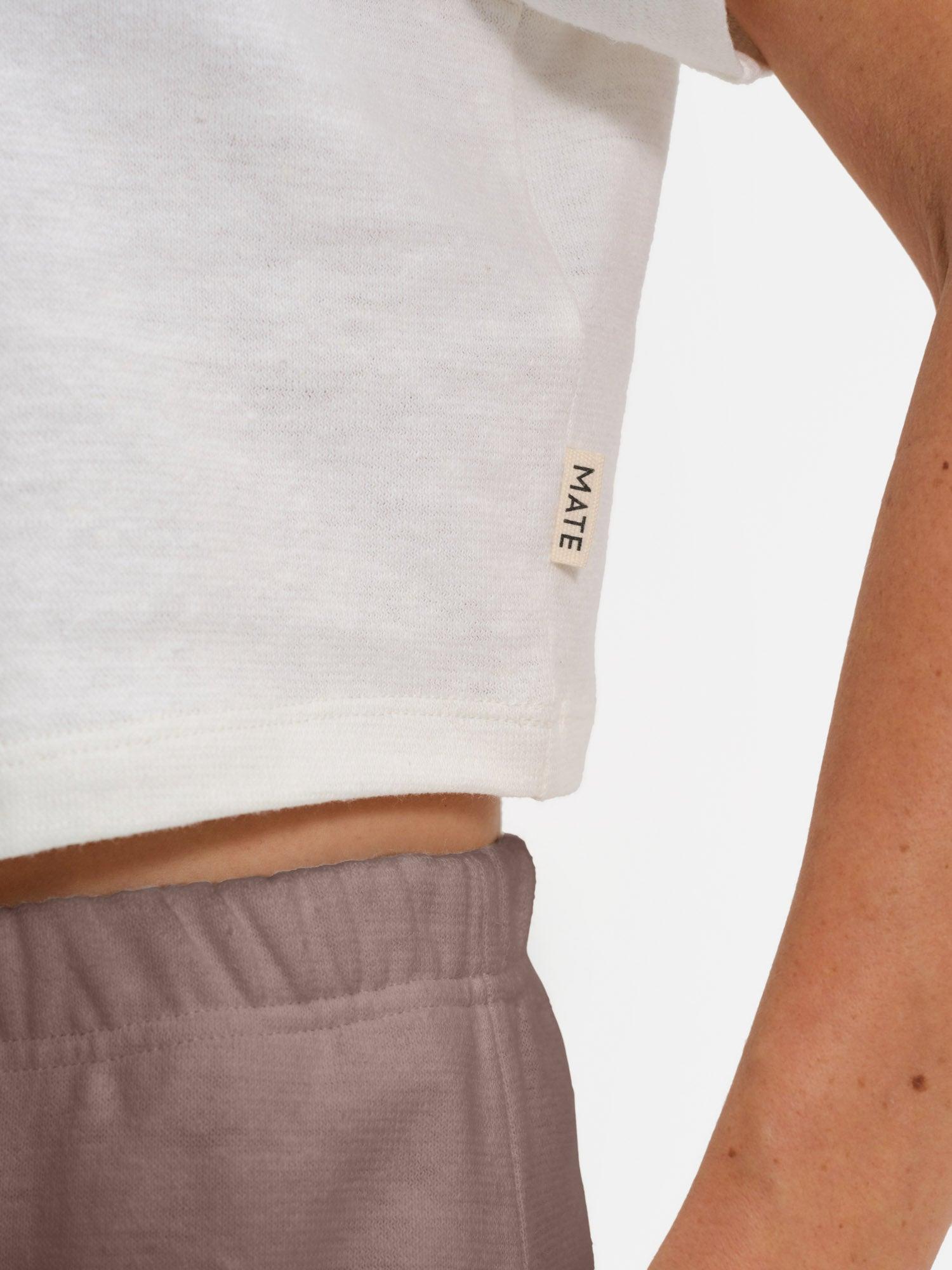 Regenerative Hemp Relaxed Crop Tee Female Product Image