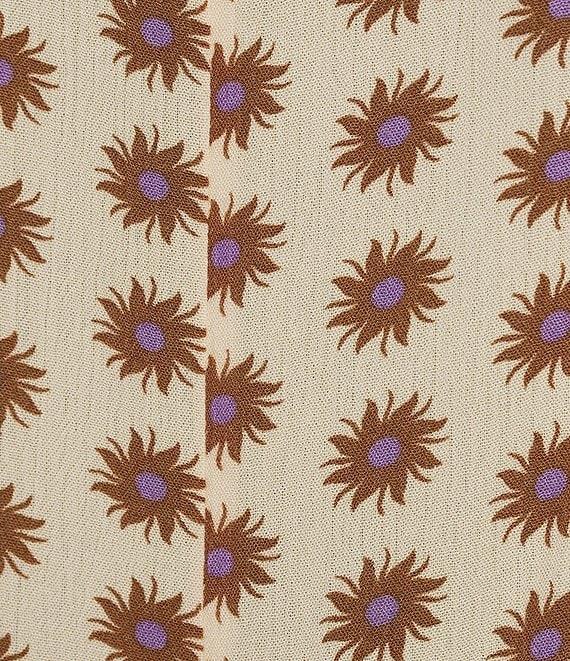 Rip Curl Cala Nights Sleeveless Yardage Print Cropped Jumpsuit Product Image