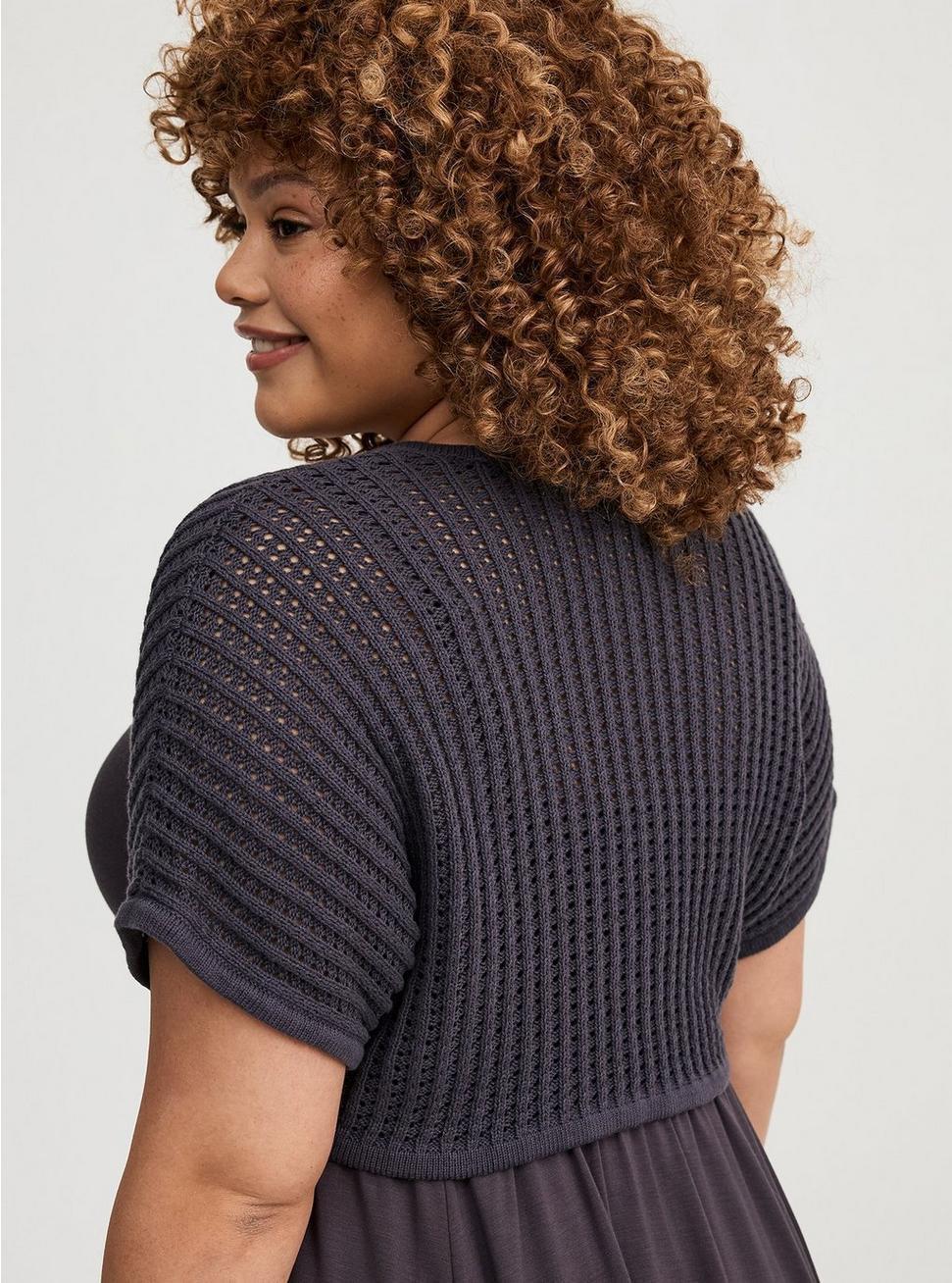 Open Stitch Bolero Shrug Product Image