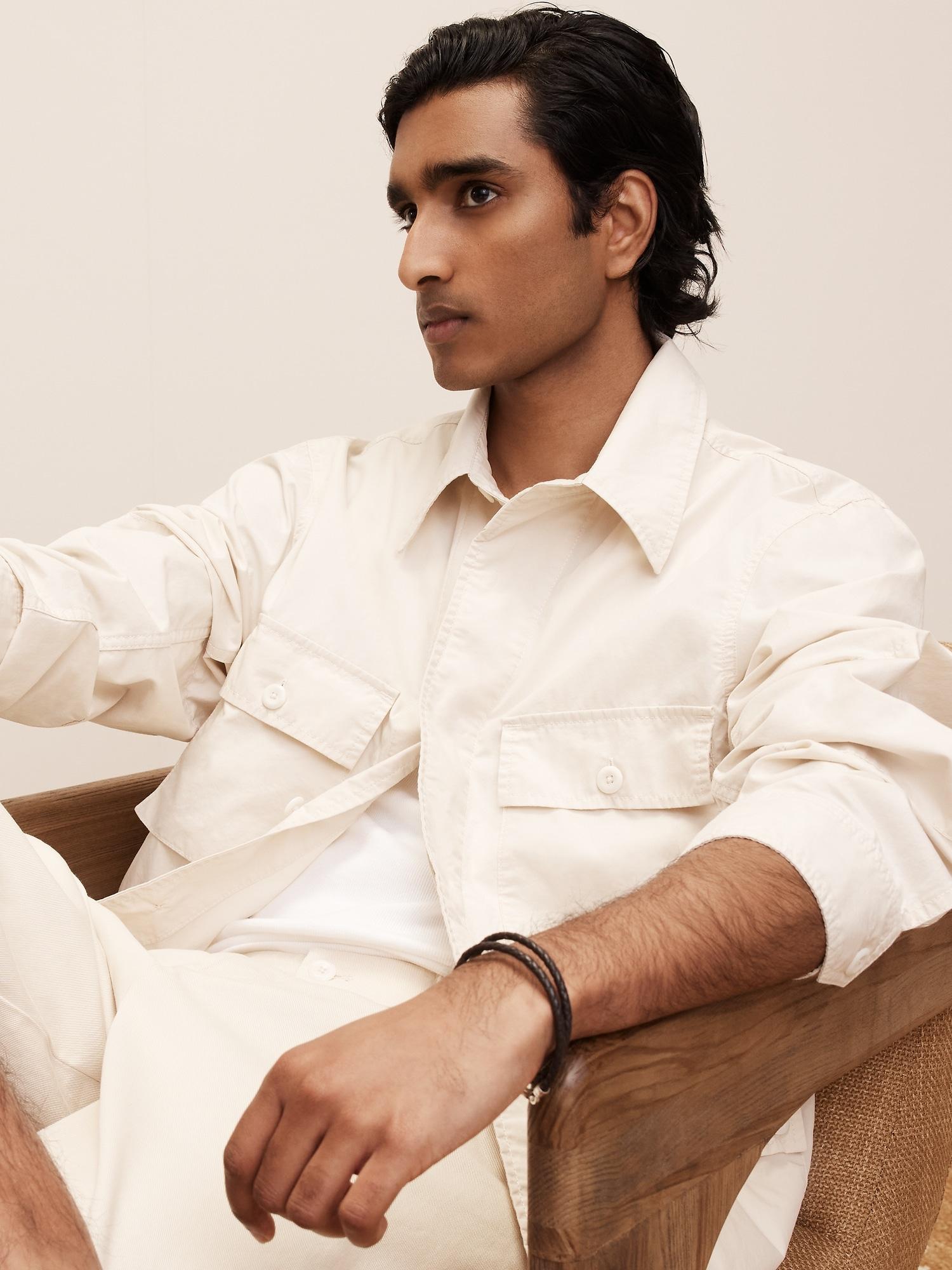 The White Lotus Poplin Field Shirt-Jacket Product Image