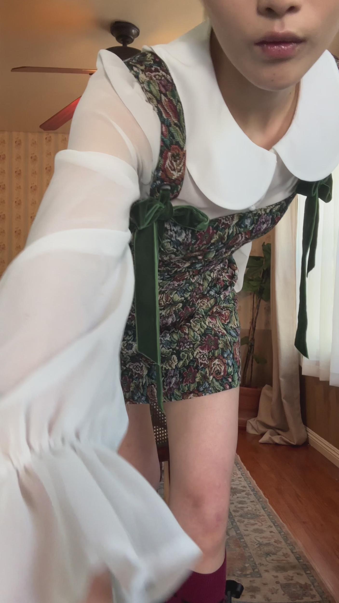 Floral Jacquard Mini Dress Current Mood - Multi Product Image