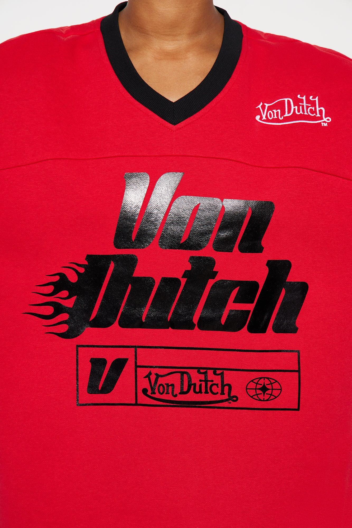 Von Dutch Race Mode Sweatshirt - Red Female Product Image