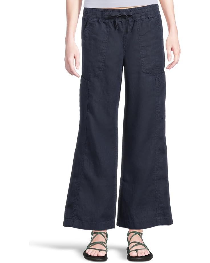 Premium Linen Breezy Pull-On Ankle Pants Product Image