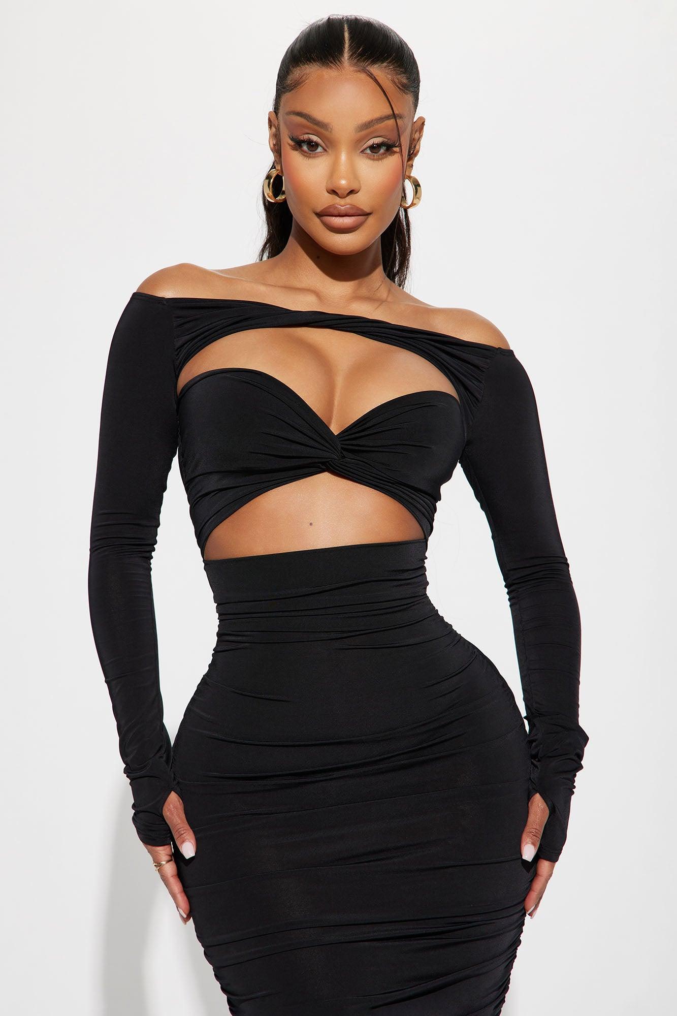 Kristal Maxi Dress - Black Product Image