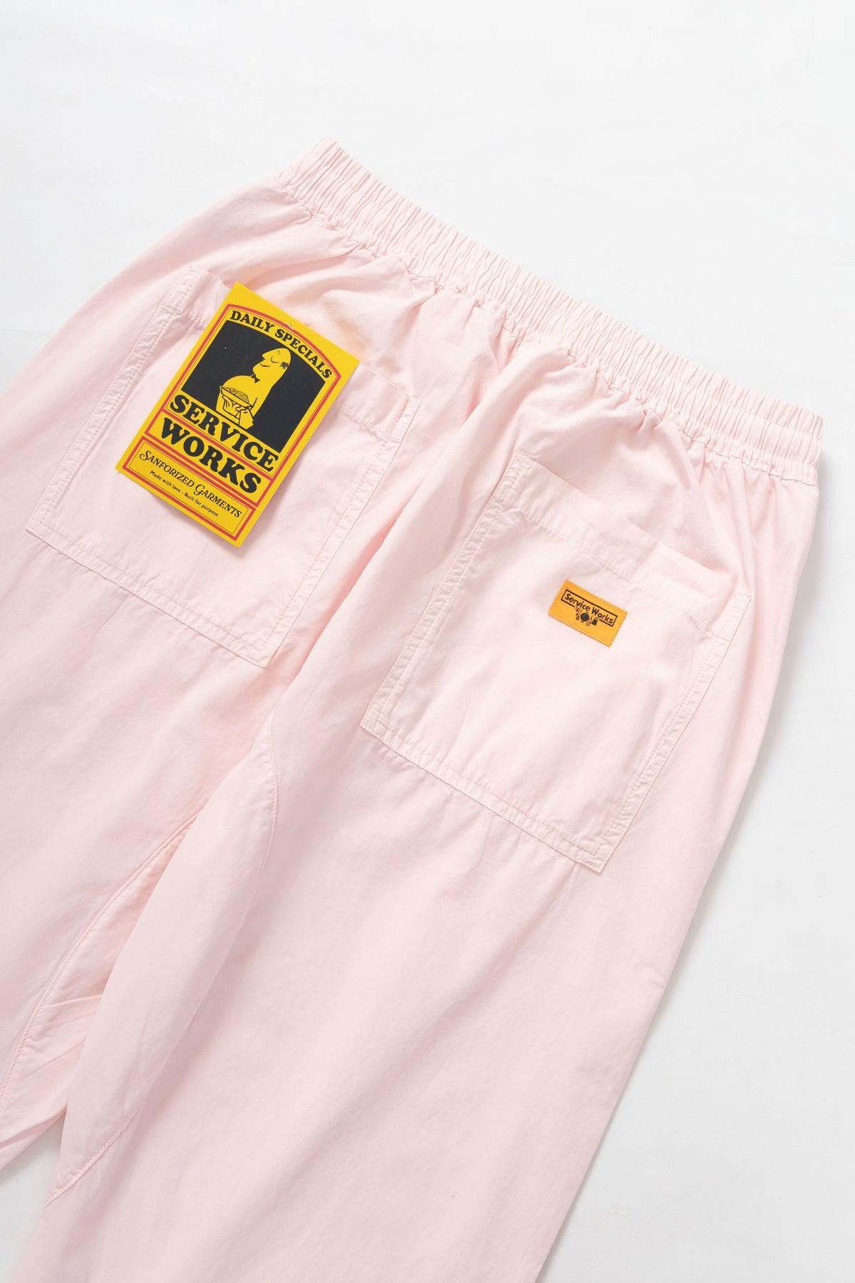 Service Works - Poplin Chef Pants - Dusty Pink Product Image