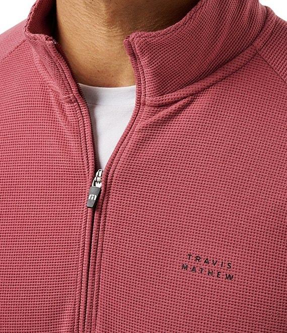 TravisMathew Performance Waffle Quarter-Zip Pullover Product Image