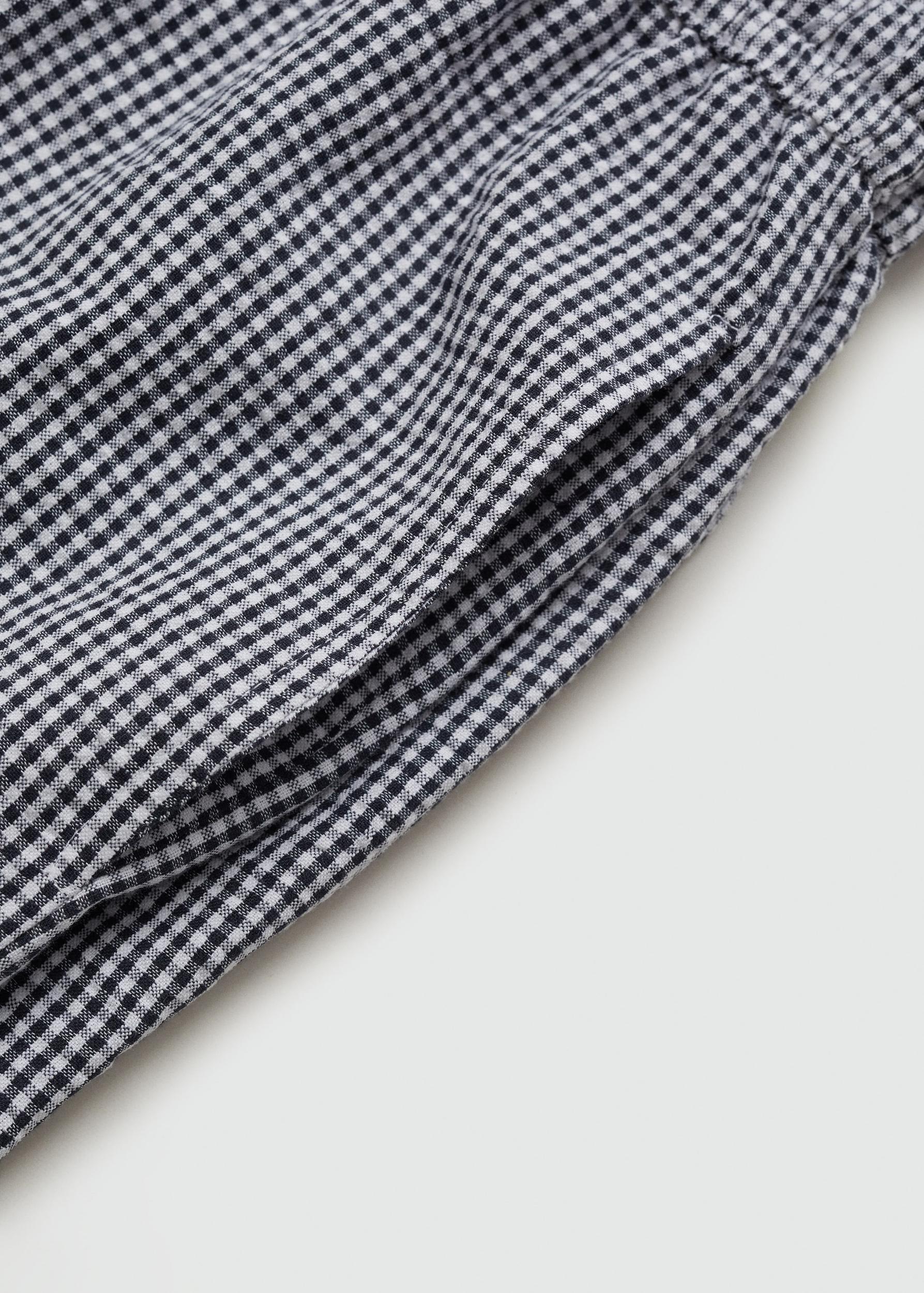 Gingham-check two-piece pyjamas - Women | MANGO USA Product Image