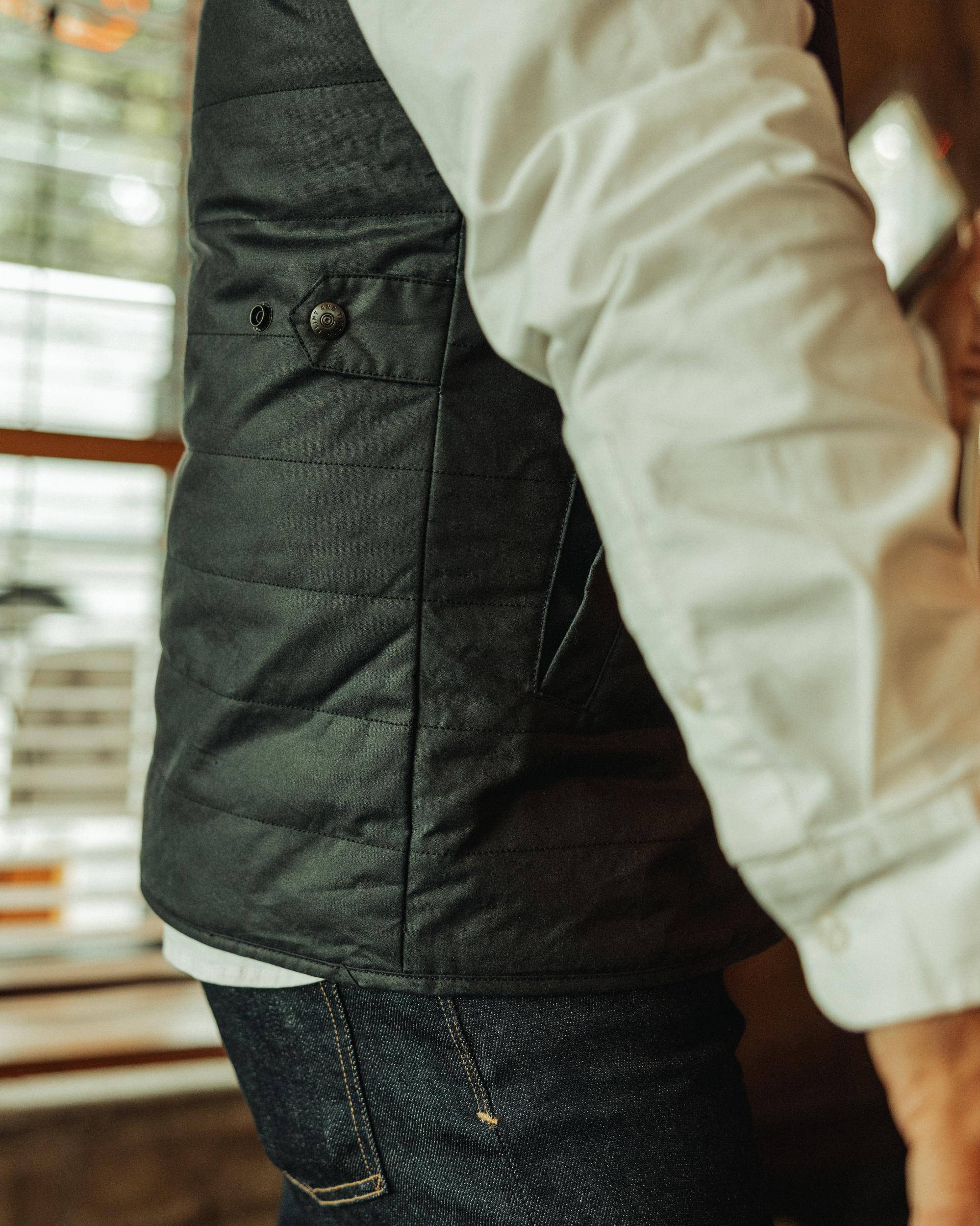 York Quilted Waxed Vest Product Image