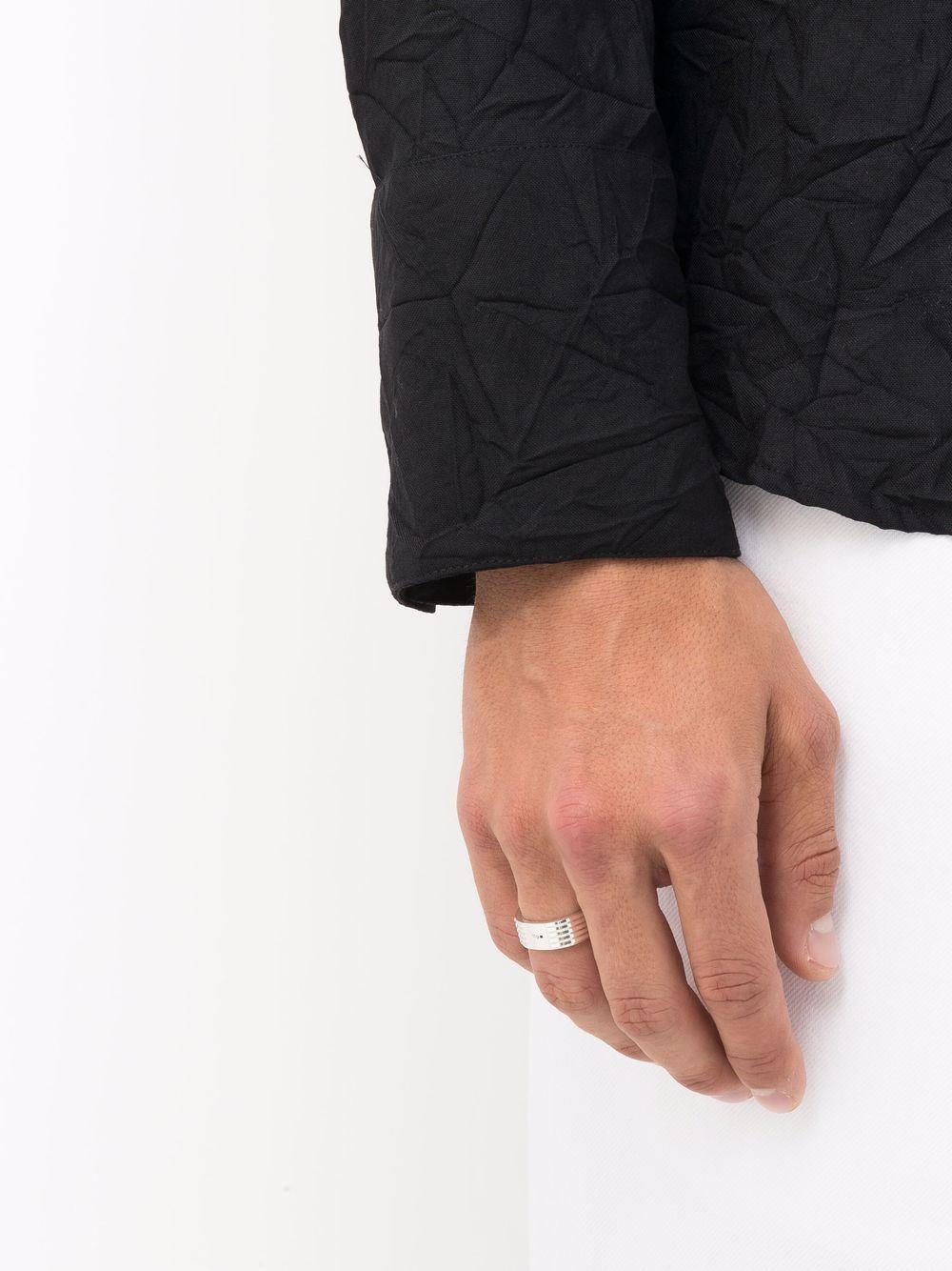 guilloché horizontal ribbon ring Product Image