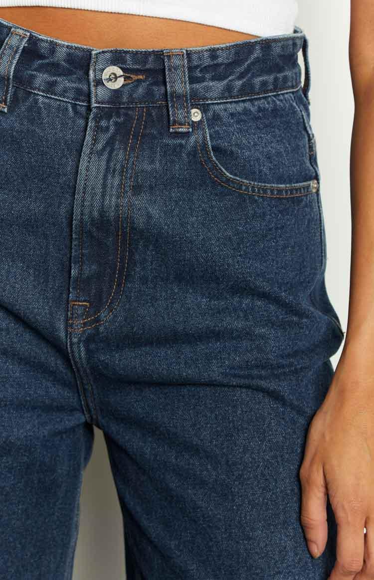 Robin Dark Blue Denim Jeans Product Image