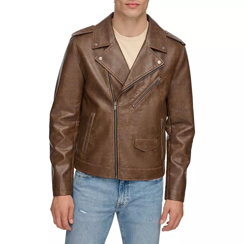 Men's Levi's® Faux Leather Moto Jacket,  Product Image