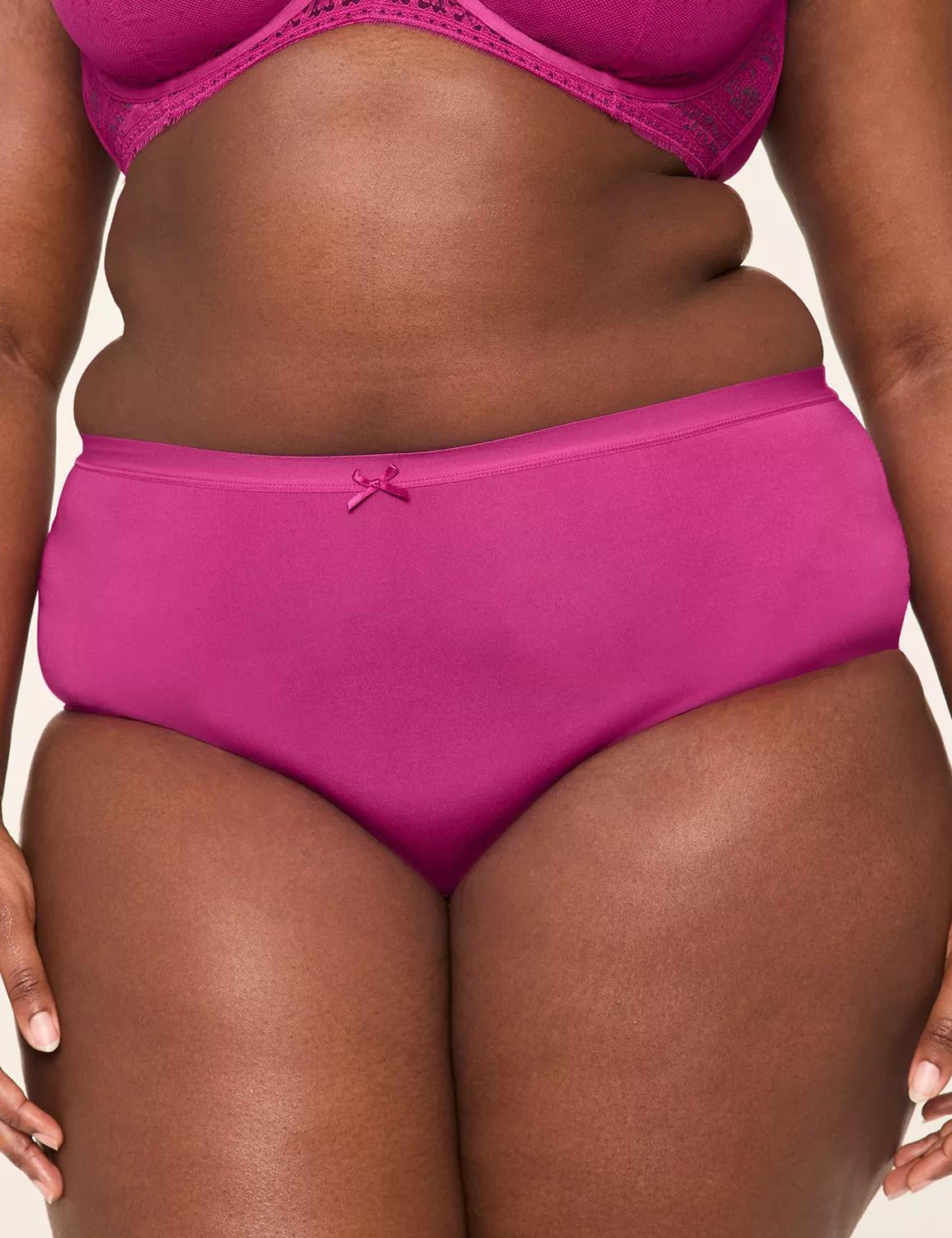 No-Show Lace-Back Full Brief Panty Product Image