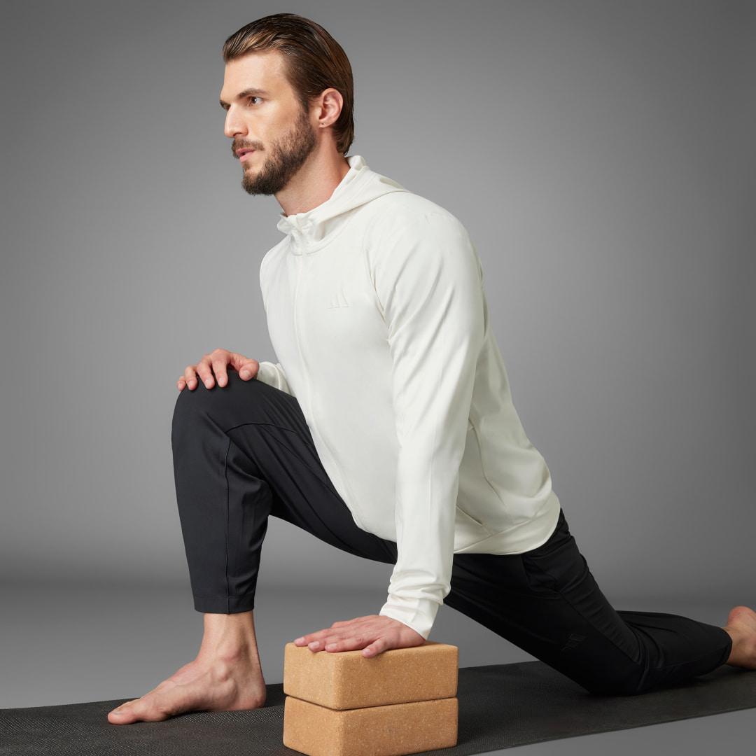 adidas Puremotion Jacket Chalk White S Mens Product Image