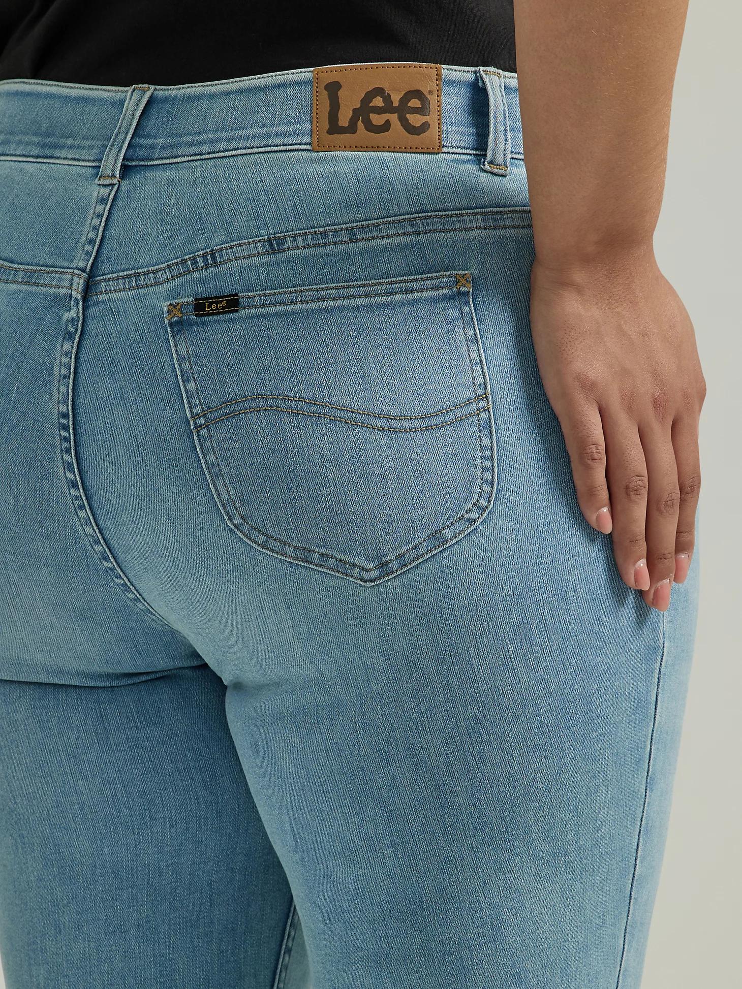 Women's Ultra Lux Comfort with Flex Motion Straight Jean (Plus) | Women's Jeans | Lee® Product Image