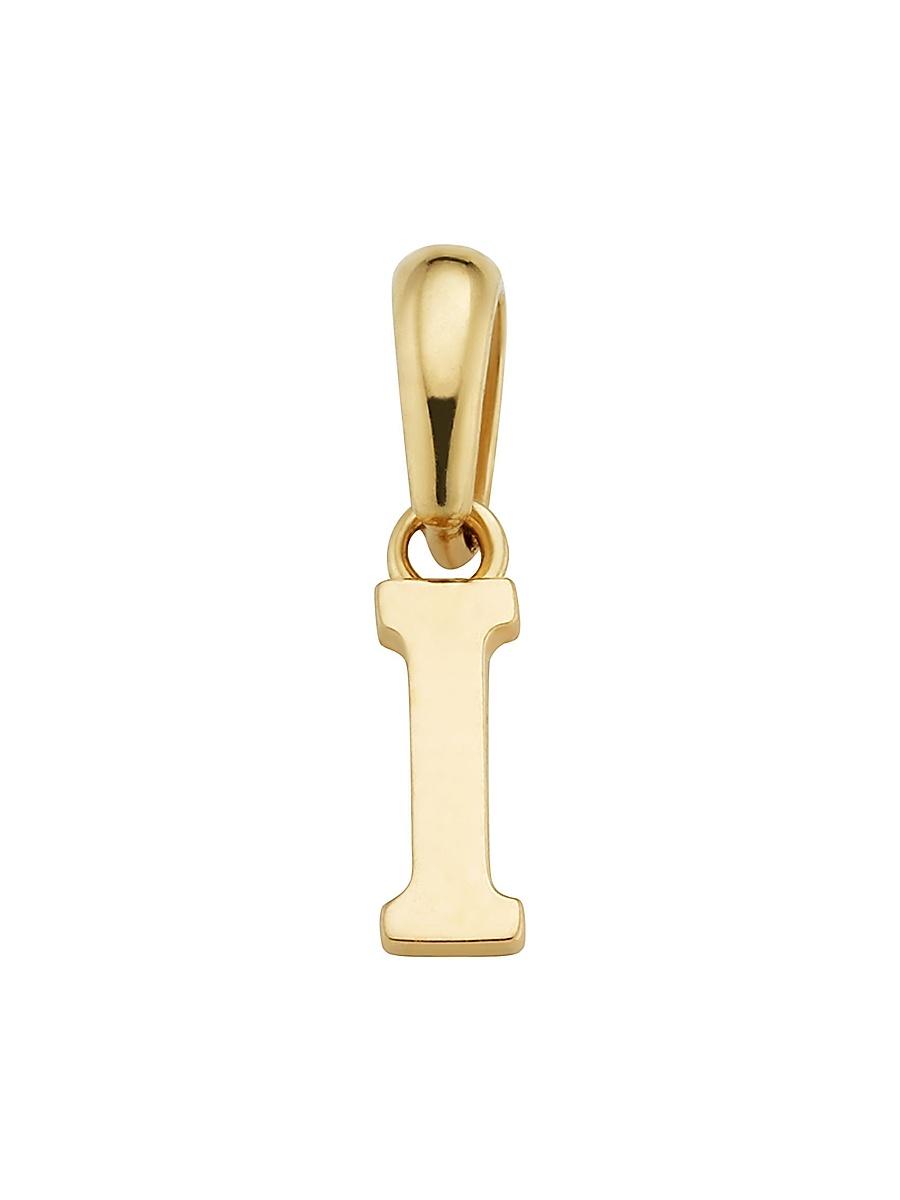 Womens 14K Yellow Gold My Letter Initial Pendant Charm Product Image