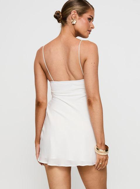Artea Mini Dress White Product Image