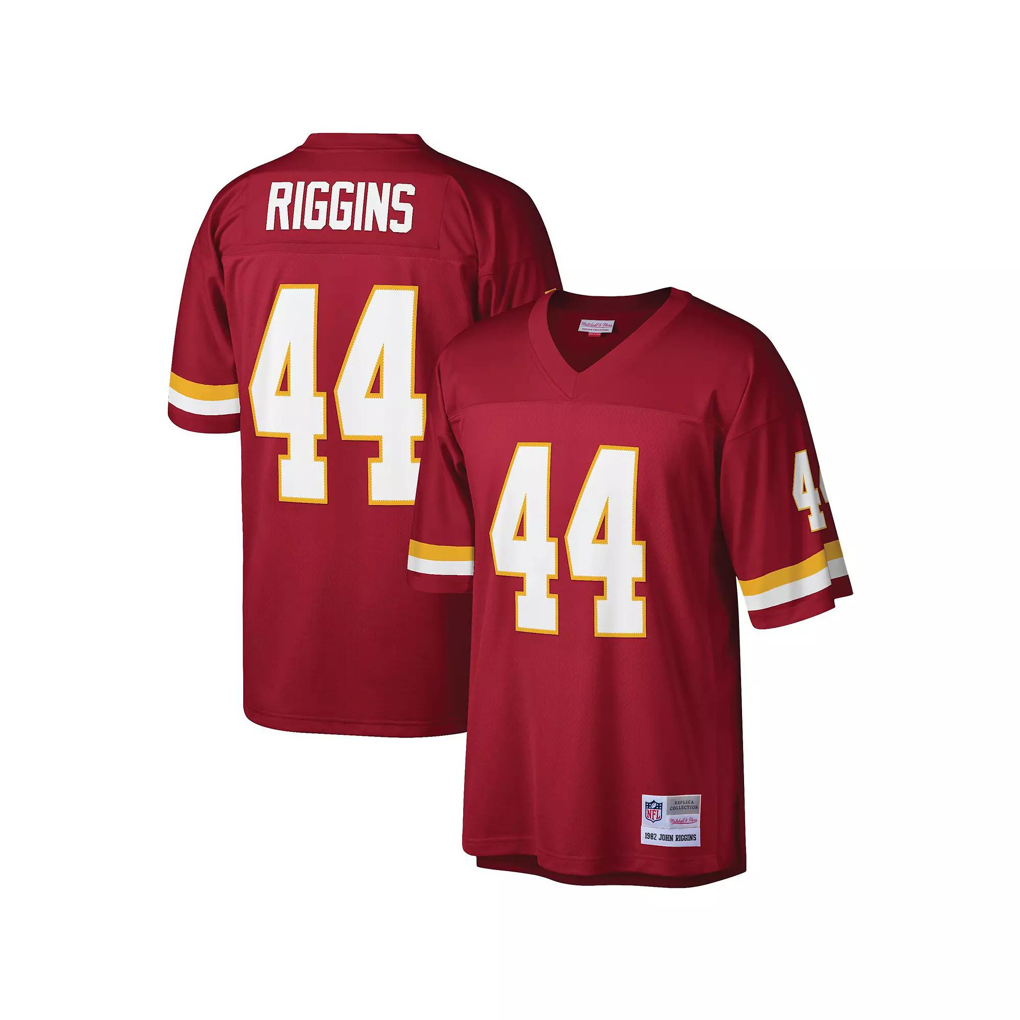 Men's Mitchell & Ness John Riggins Burgundy Washington Football Team Legacy Replica Jersey,  Product Image
