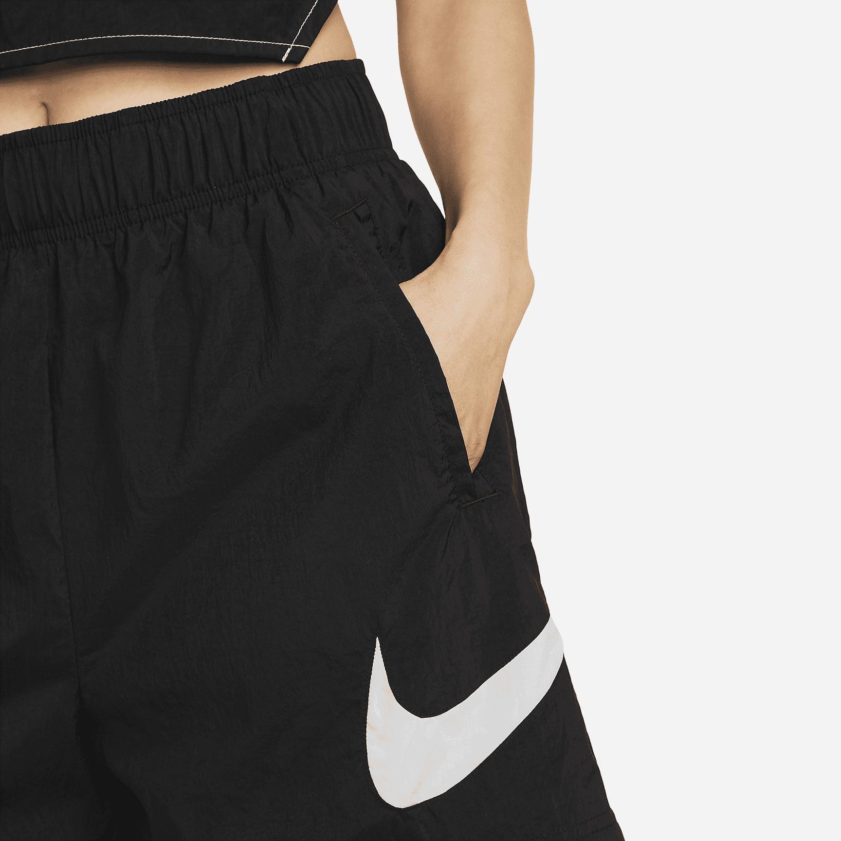 Womens Nike Sportswear Essential Woven High-Rise Shorts | DM6247-010 Product Image