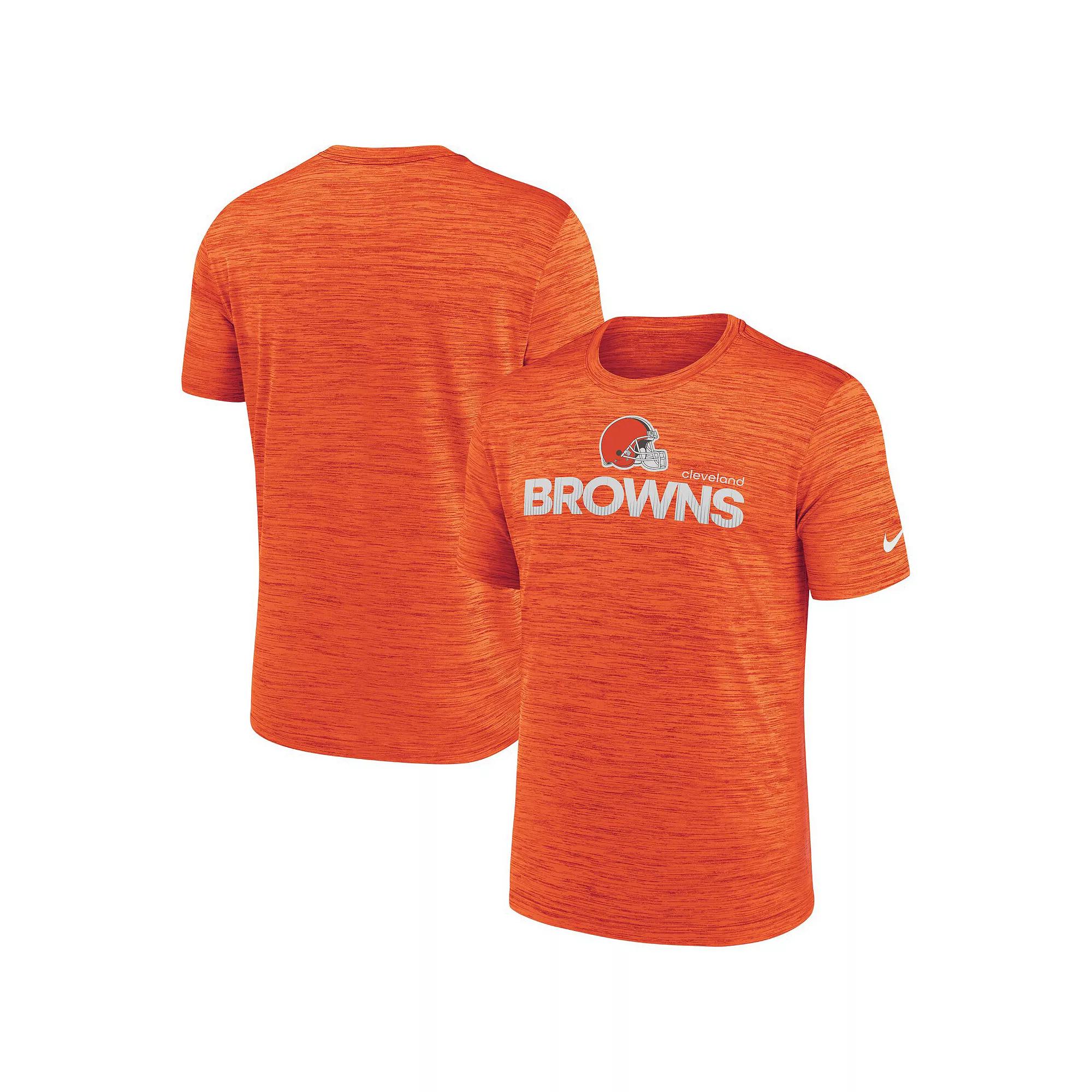 Men's Nike Orange Cleveland Browns Blitz Velocity Modern Performance T-Shirt, Size: Medium Product Image